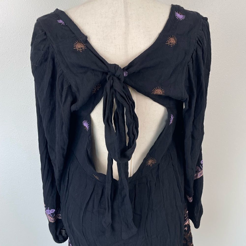 NWT Free People Boho Midi Dress Size L - Picture 7 of 8